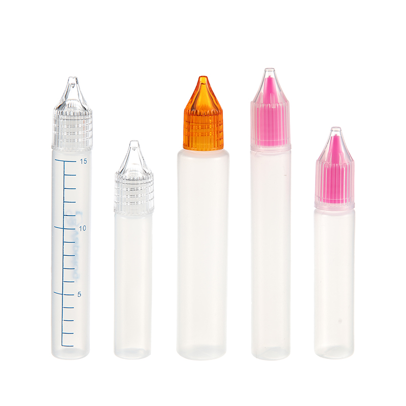 Refillable Unicorn Pen Shape Dropper Bottle With Childproof Cap