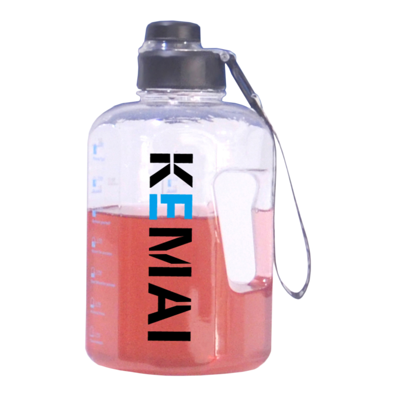 PC PETG (BPA Free) Large-Capacity Sports Fitness Carry-On Water Bottle