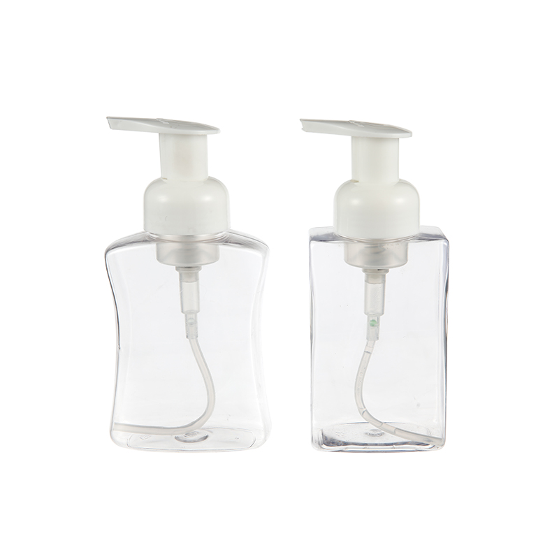 PET Flat Waist Foam Pump Press Bottle