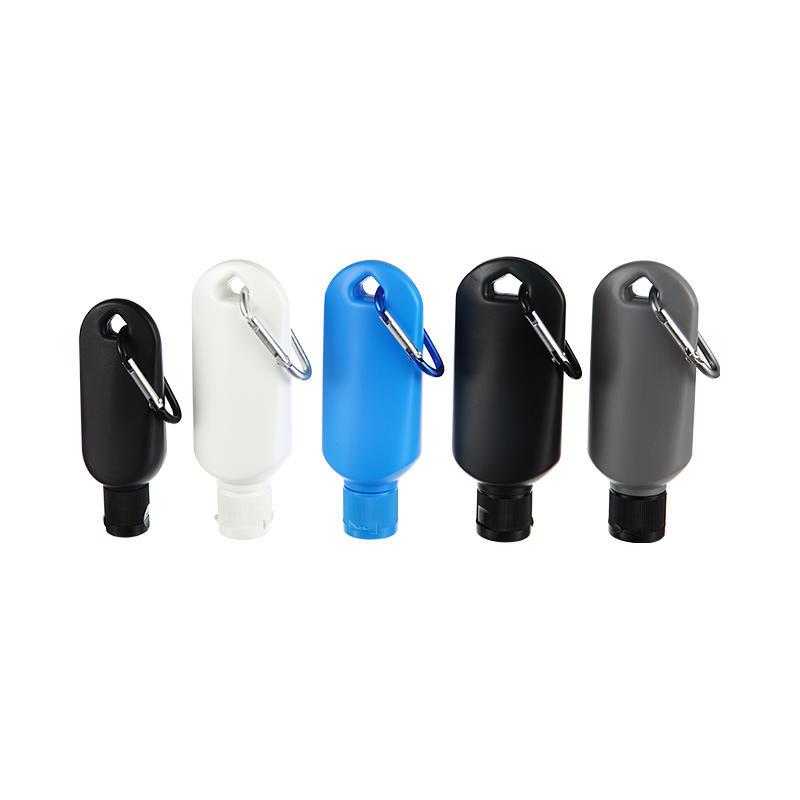 Portable Carabiner Hand Sanitizer Hook Bottle
