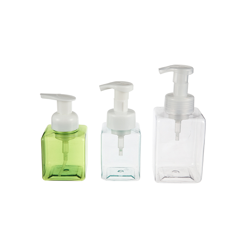 Square Plastic Foam Lotion Pump Bottle