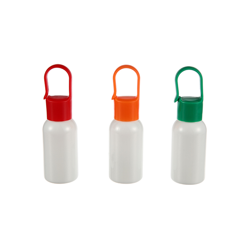 Empty Plastic Keychain Hook Bottle