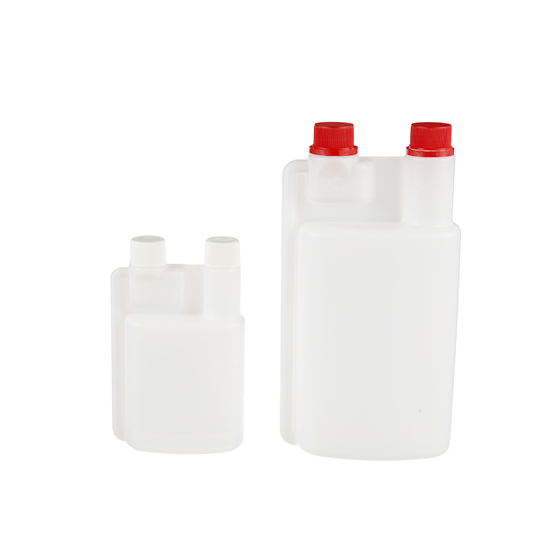 Twin Neck Measuring Plastic Metered Dose Bottle