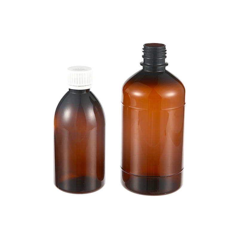 Tawny Anti-theft Cap Oral Liquid Syrup 16oz Plastic Bottle Km
