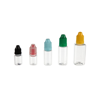 Colorful E Liquid Vape Juice Empty Plastic Oil Dropper Bottles